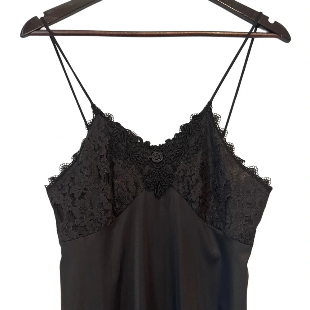 Vintage Shadowline Lace Slip Dress - Picture 3 of 8